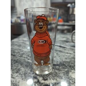 Vintage 1970 A & W - ROOTY THE GREAT ROOT BEAR - Collectible Glass